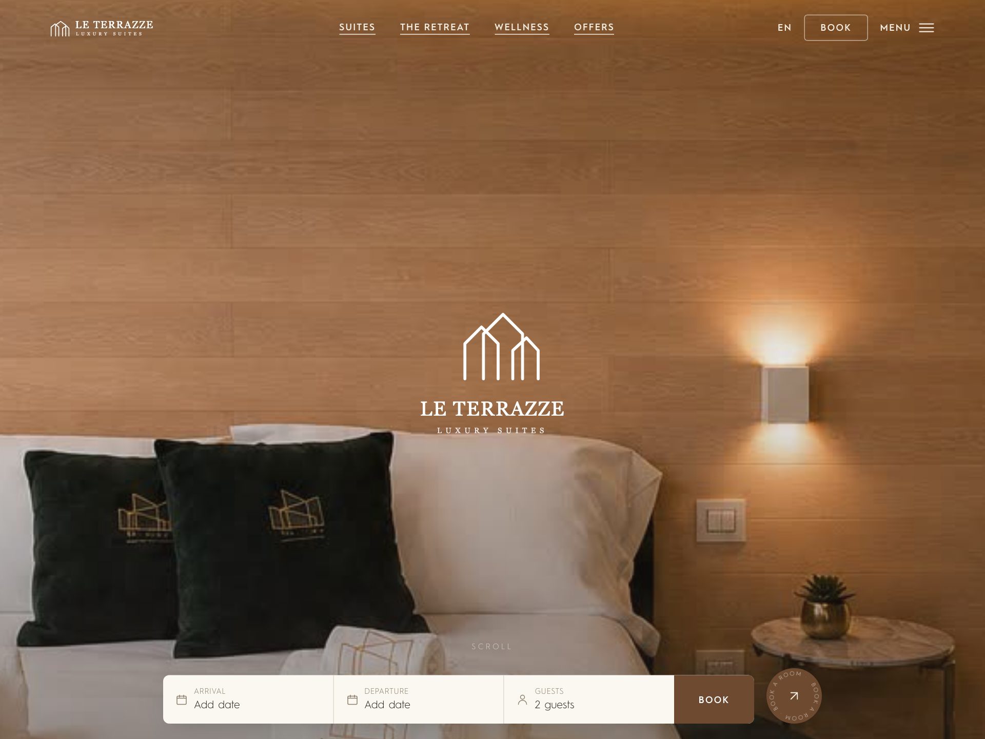 Le Terrazze website preview
